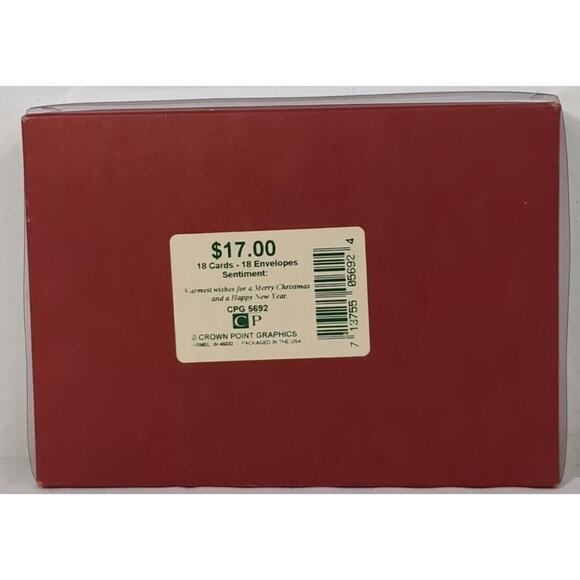 Vintage Crown Point Graphics 18 Ct 5x7 Snow Women Christmas Cards Envelopes USA - Picture 2 of 4